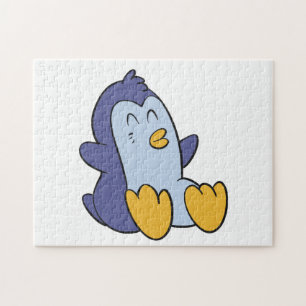 Happy Baby Pinguin   Hintergrundfarbe auswählen Puzzle