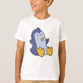 Happy Baby Pinguin | Hintergrundfarbe auswählen T-Shirt (Vorderseite)