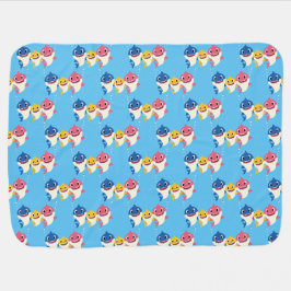 Happy Baby Shark Family Cartoon Babydecke