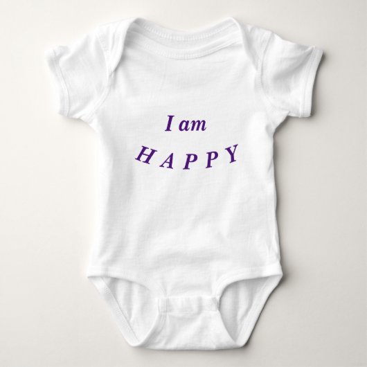 Happy Baby Strampler (Vorderseite)