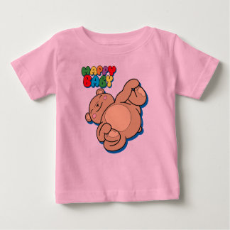 Happy Baby von Yoga Teddy Bear Baby T-shirt