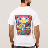 Happy Bachelor Party Bang T-Shirt (Rückseite)