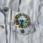 Happy Bachelor Party Button (Beispiel)