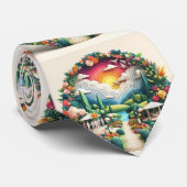 Happy Bachelor Party Krawatte (Gerollt)