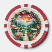 Happy Bachelor Party Pokerchips (Vorderseite)