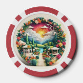 Happy Bachelor Party Pokerchips (Rückseite)