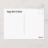 Happy Back to School Postkarte (Rückseite)