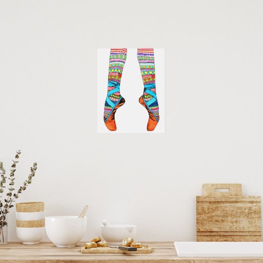 Happy Ballet Poster (Küche)