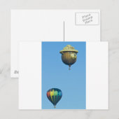 Happy Balloons Postkarte (Vorne/Hinten)