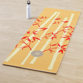 Happy Bamboo Zen Light Custom Monogram Yogamatte