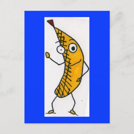 HAPPY BANANA POSTKARTE (Vorderseite)