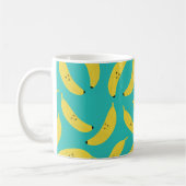 Happy Bananas Niedlich Fruit Pattern Kaffeetasse (Links)