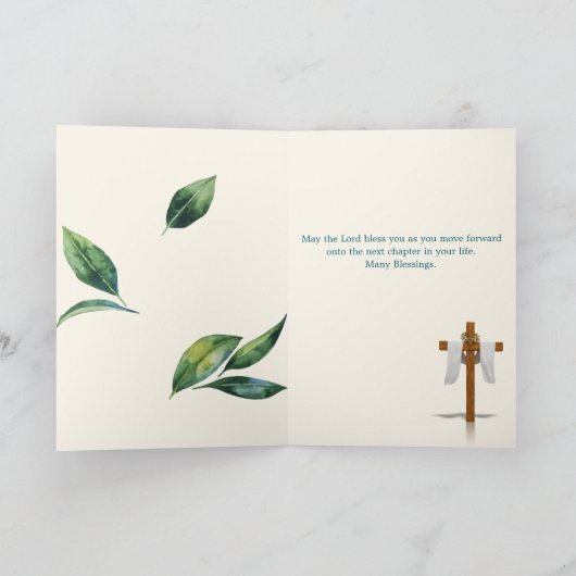 Happy Baptismal Day - Apts 2:38 Dankeskarte (Innenseite)