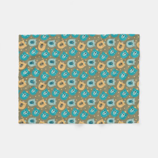 Happy Bar Kings Fleecedecke (Vorderseite (Horizontal))