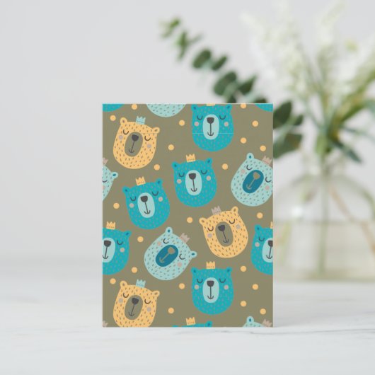 Happy Bar Kings Postkarte (Stehend Vorderseite)