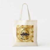 Happy Bar Mitzvah 20XX Tefellin Gold Decorative Tragetasche (Rückseite)