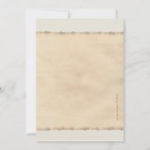 Happy Bar Mitzvah Jerusalem Kotel Watercolor Einladung (Rückseite)