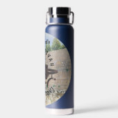 Happy Bar Mitzvah Jerusalem Kotel Western Wall Trinkflasche (Rückseite)