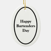 Happy Barkeeper Day Ornament - Barkeeper (Hinten)