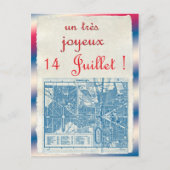 Happy Bastille Day Postkarte (Vorderseite)