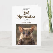 Happy Bat Appreciation Day | April 17th Karte (Vorderseite)