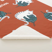 Happy BDAY Baby Tabby niedlich Cat Sherpadecke (3/4)