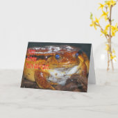 Happy Bday Frog Lookin gut Karte (Gelbe Blume)