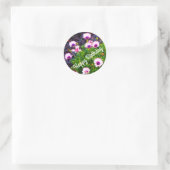Happy Bday White & Lila African Daisy#1 Stickers (Tasche)