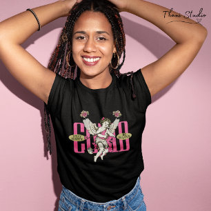 Happy Be in Liebe Cupid Valentine Vintag T-Shirt