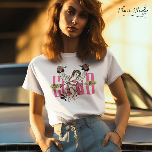 Happy Be in Liebe Cupid Valentine Vintag T-Shirt