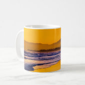 Happy Beach Dancer bei Sunset Kaffeetasse (Vorderseite Links)