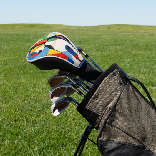 Happy Beagle Dog 02 - Kaori Golf Headcover (In SItu)
