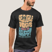 Happy Beagle Dog Owner T-Shirt (Vorderseite)