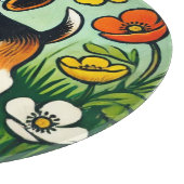 Happy Beagle Dog Schneidebrett (Ecke)