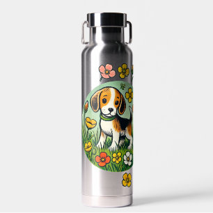 Happy Beagle Dog Trinkflasche