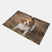 Happy Beagle Fußmatte (Schrägansicht)