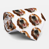 Happy Beagle Krawatte (Gerollt)