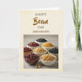 Happy Bean Day! January 6th Karte (Vorderseite)