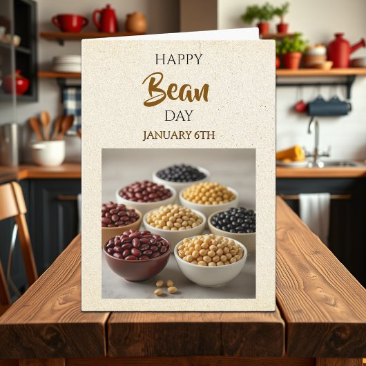 Happy Bean Day! January 6th Karte