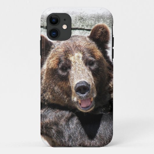 Happy Bear Case-Mate iPhone Hülle (Rückseite)