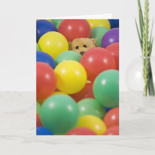 Happy Bear Day - Geburtstag Einladung (Vorderseite)