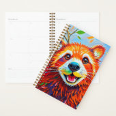 Happy Bear Expressive abstrakte Tierkunst Planer (Anzeige)