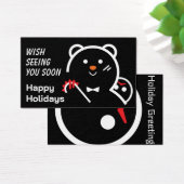 Happy Bear Hey Holiday Grüße (Schreibtisch)