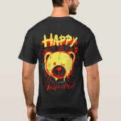 Happy Bear im Graffiti-Stil T-Shirt (Rückseite)