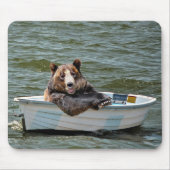 Happy Bear in Dinghy Mousepad (Vorne)