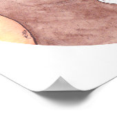 Happy Bear & Rabbit Poster Bär und Bunny Square (Ecke)