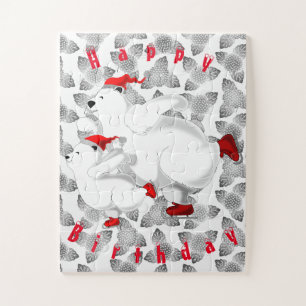 Happy Bears - Happy Birthday Puzzle