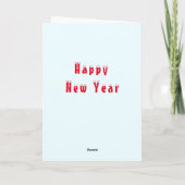 Happy Bears Happy New Year Card Karte (Rückseite)