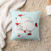 Happy Bears Throw Pillow - Christmas Kissen (Decke)