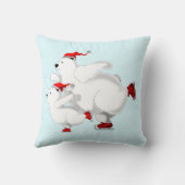 Happy Bears Throw Pillow - Christmas Kissen (Rückseite)